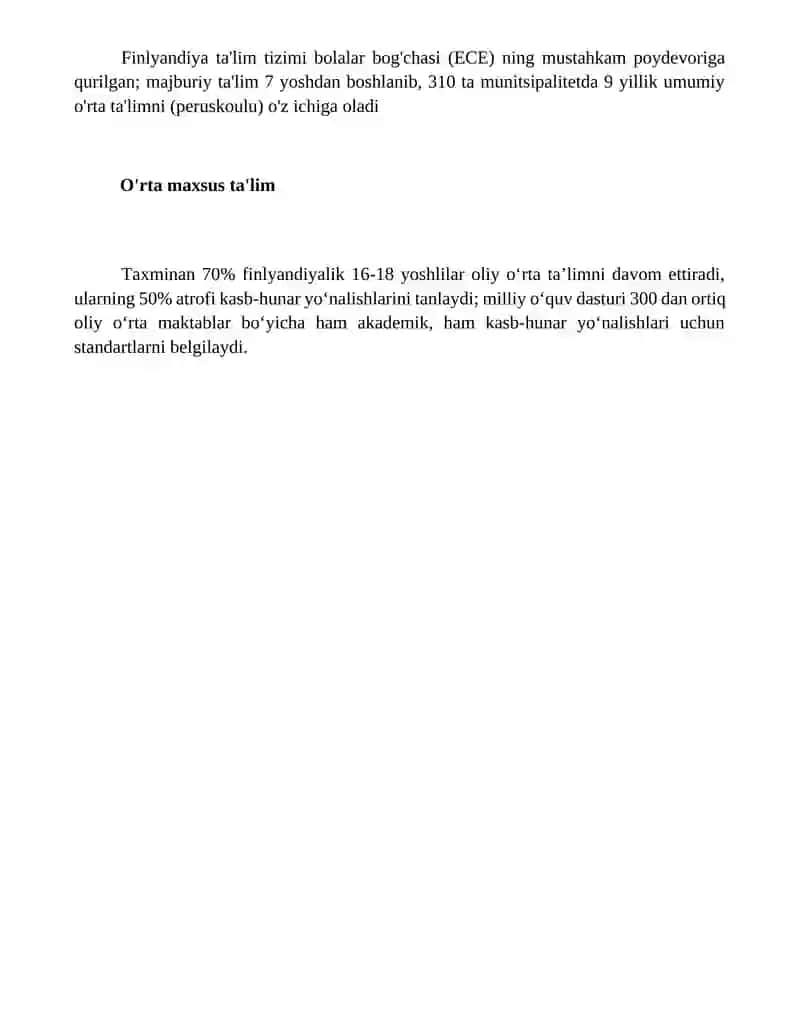 Filandiya ta'lim tizimi 4