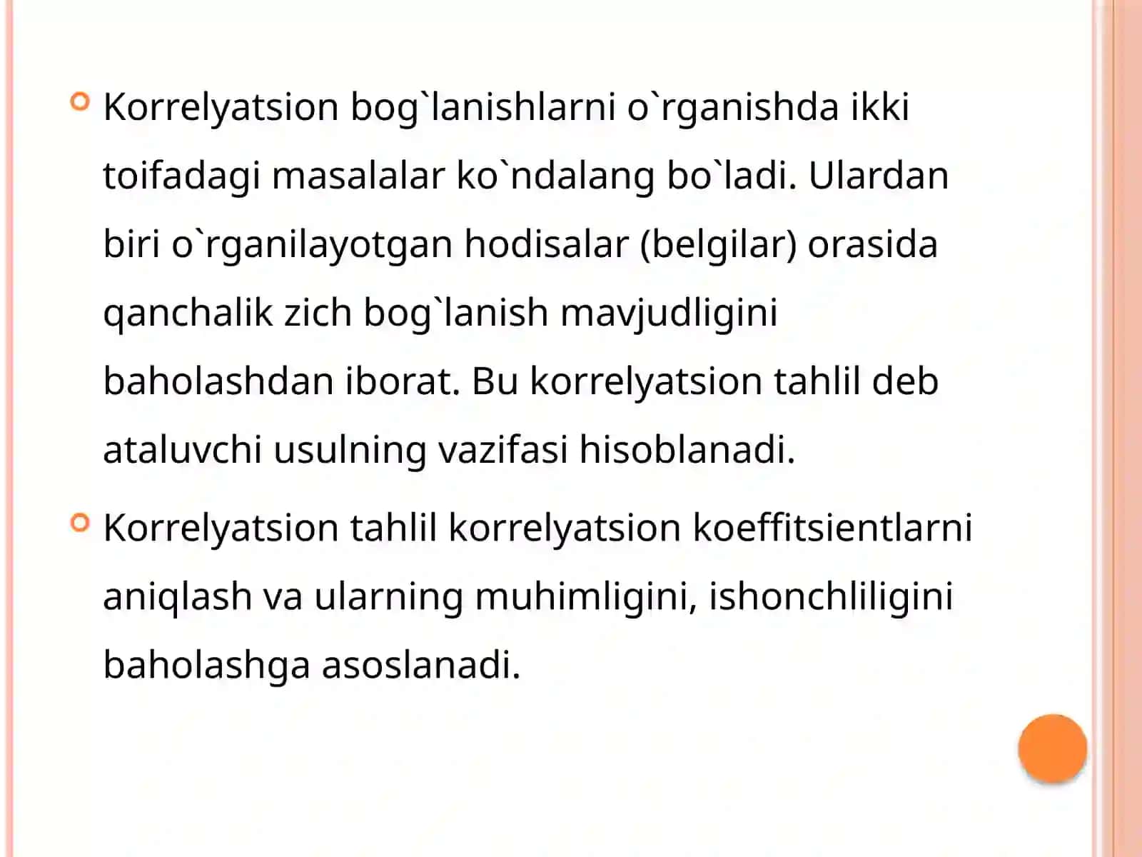 Regression va korrelyatsion tahlil 4