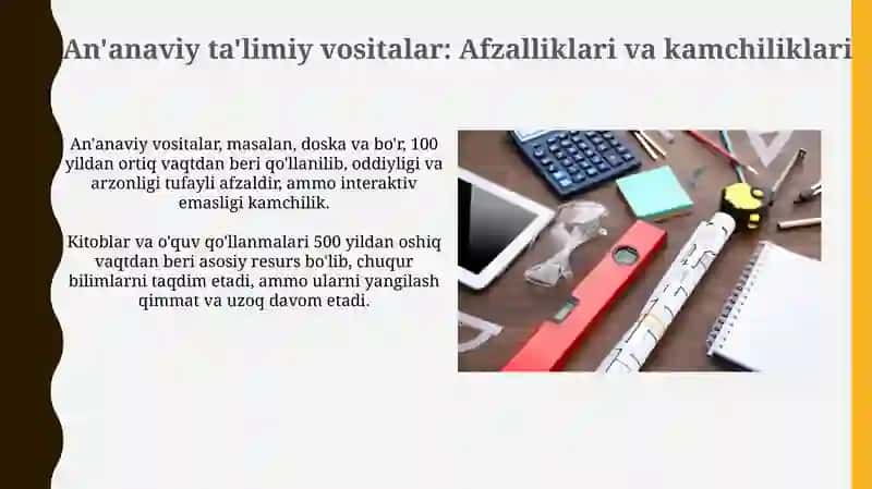 Boshlang'ich sinflarda ta'limiy vositalar 4