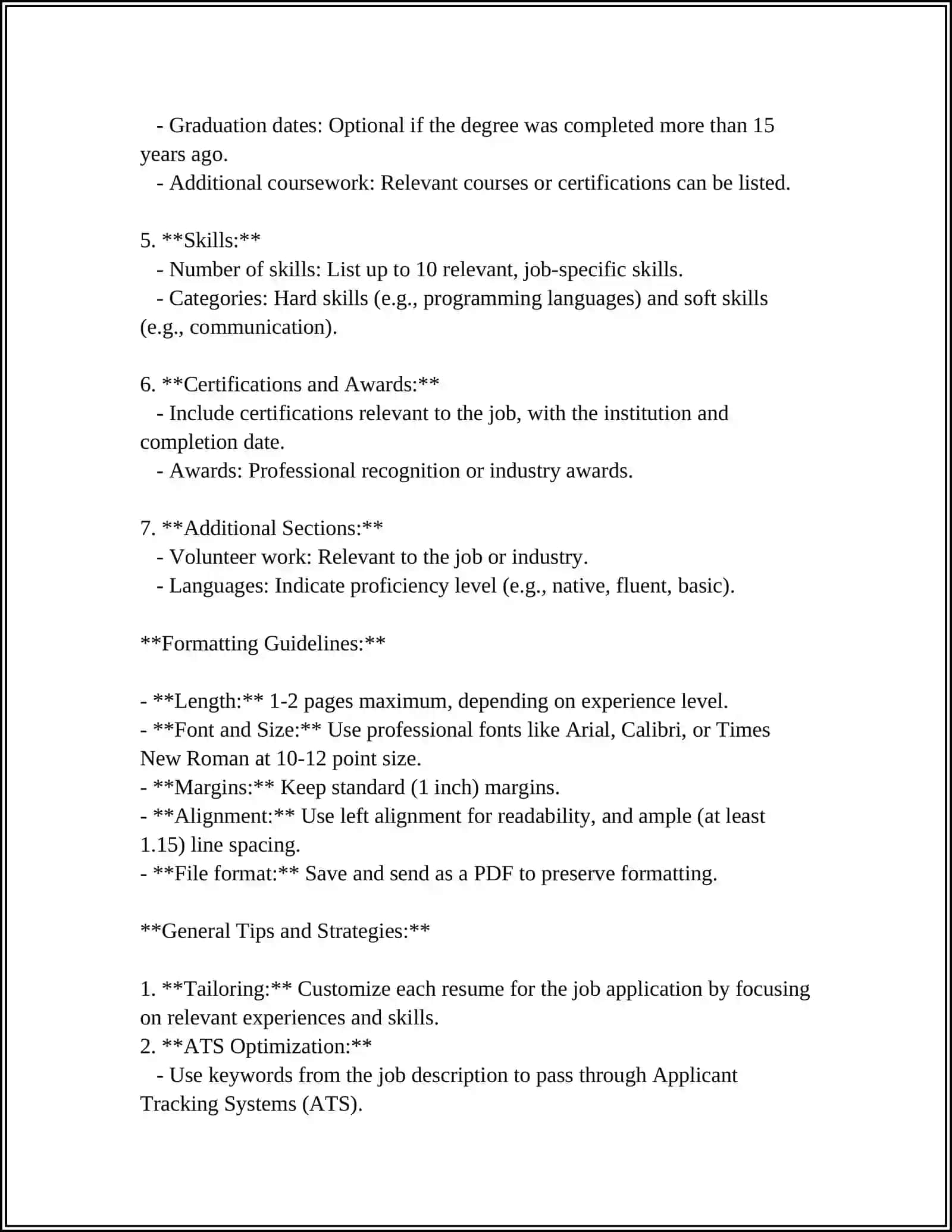 Resume Preparation: An In-Depth Guide 4