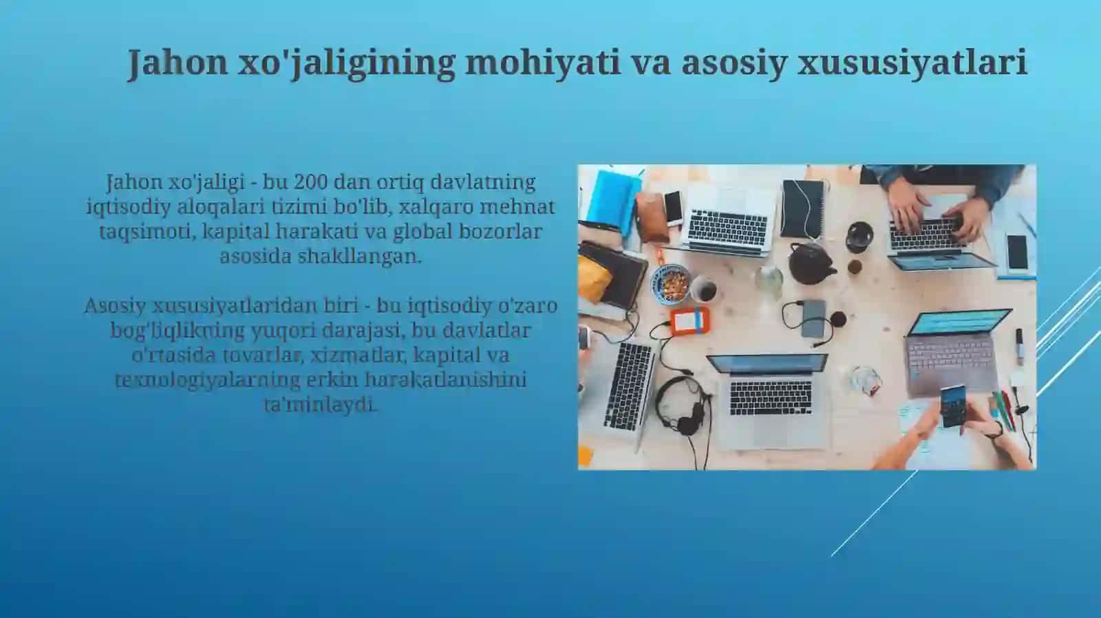 Jahon xo'jaligining shakllanishi va rivojlanishi 4