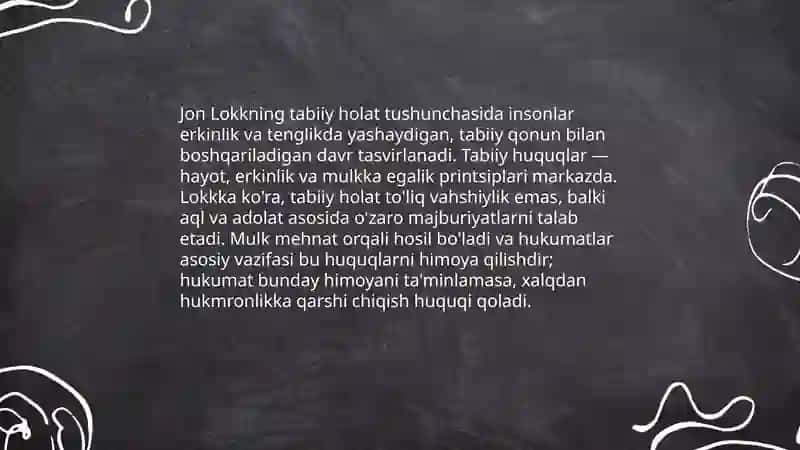 Jon Lokkning siyosiy falsafiy qarashlari 4