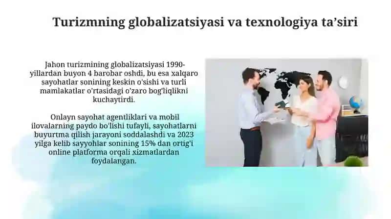 Xalqaro turizmning rivojlanishi 4