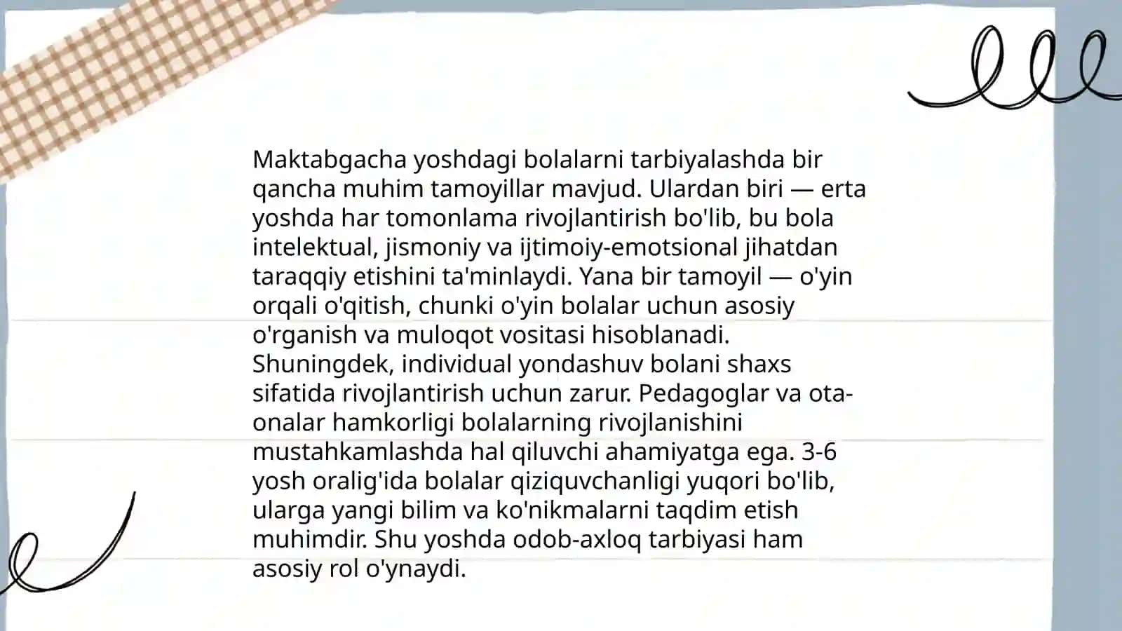 Maktabgacha talim va tarbiya toʻgʻrisida Qonun 4