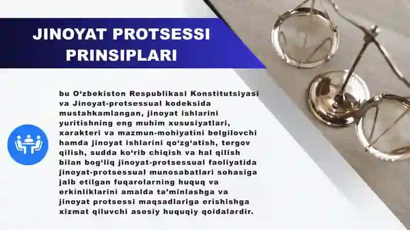 Jinoyat Protessi Prinsiplari 4