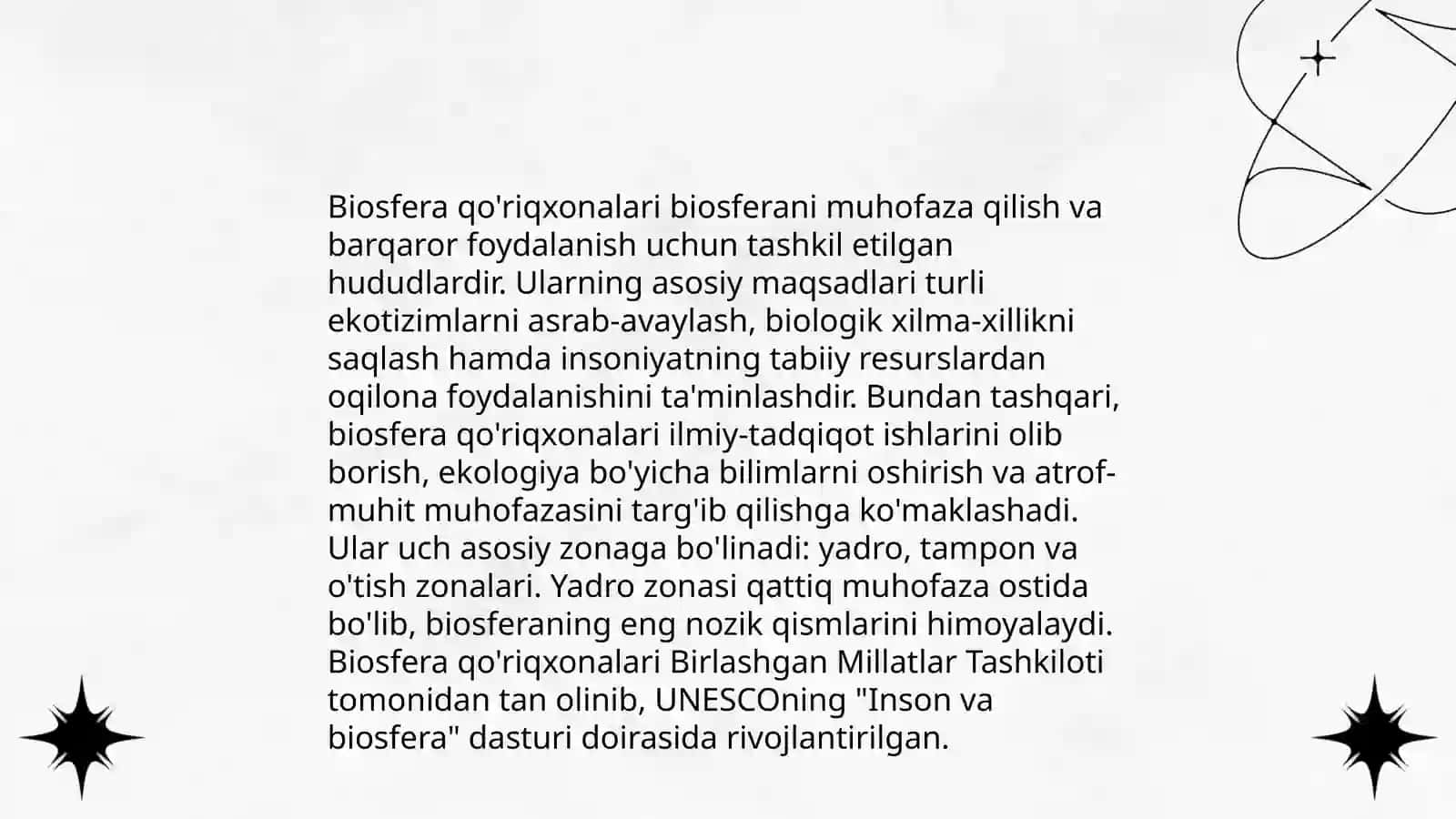 Biosfera Qo'riqxonalari 4