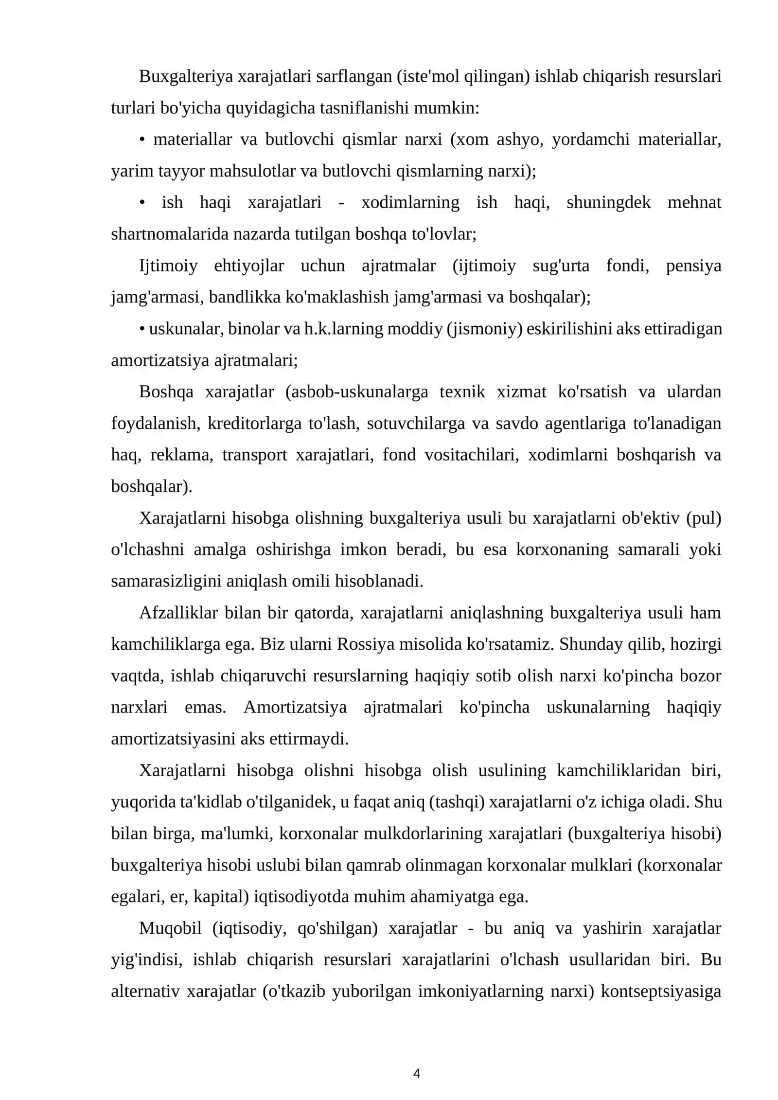 Xarajatlar va foyda 4