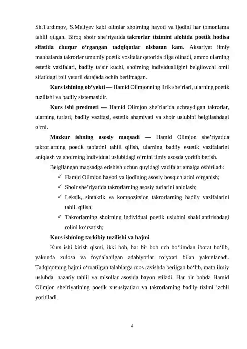 Hamid Olimjon sheʼriyatida takrorning poetik xususiyati 4