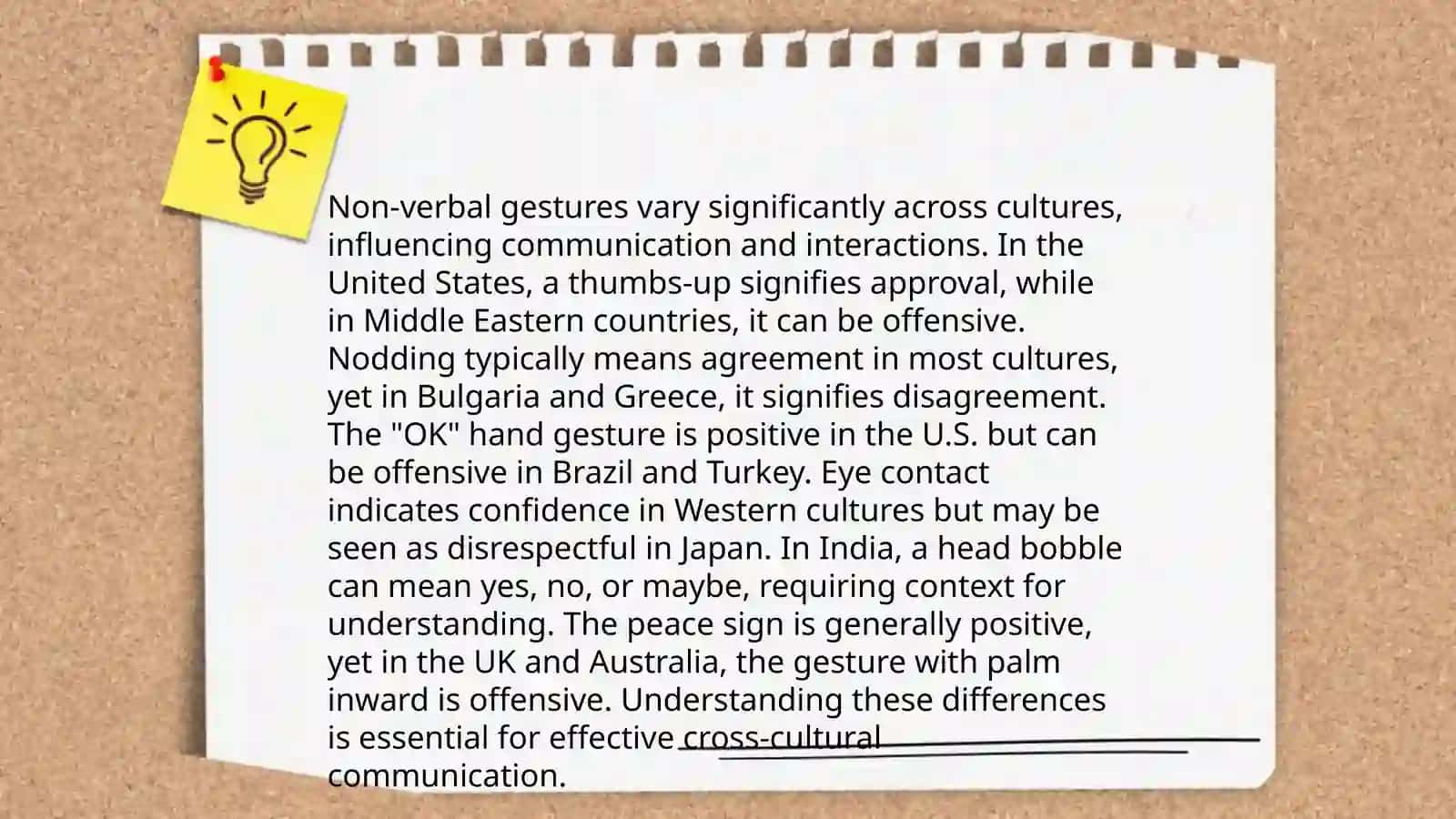 Cross-cultural communication. Verbal and non-verbal language in different cultures 4