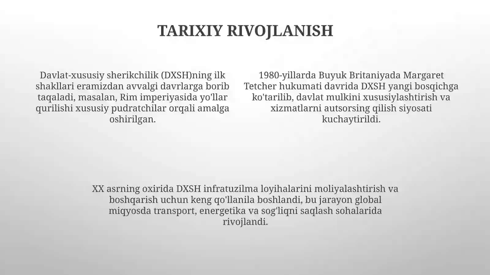 Davlat xususiy sherikligining mazmuni va mohiyati 4