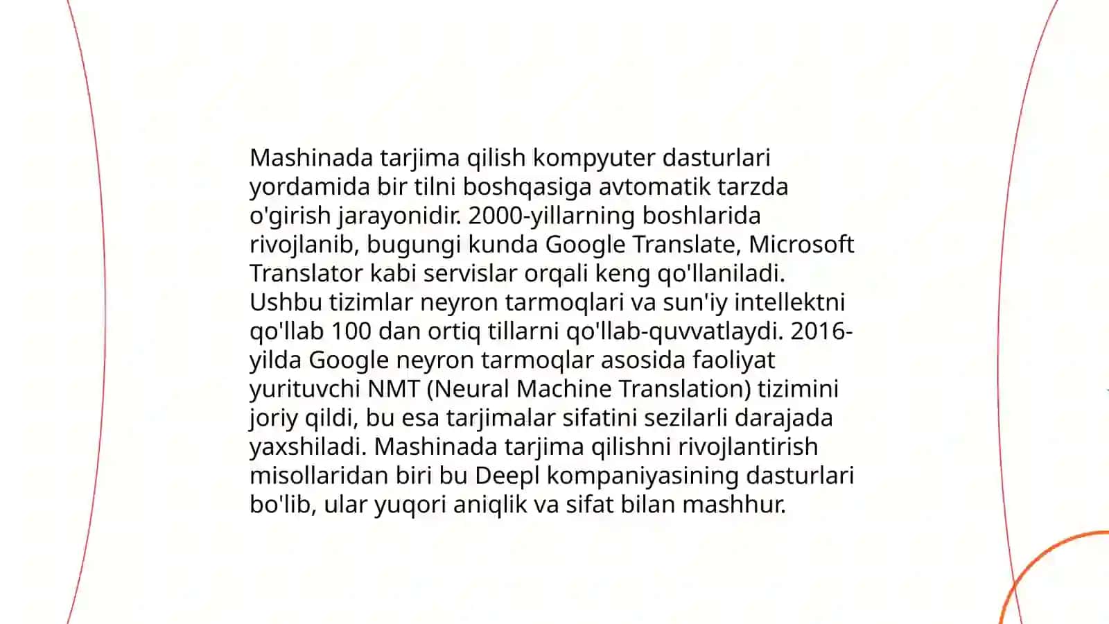 Kompyuter lingvistikasi yo'nalishlari 4