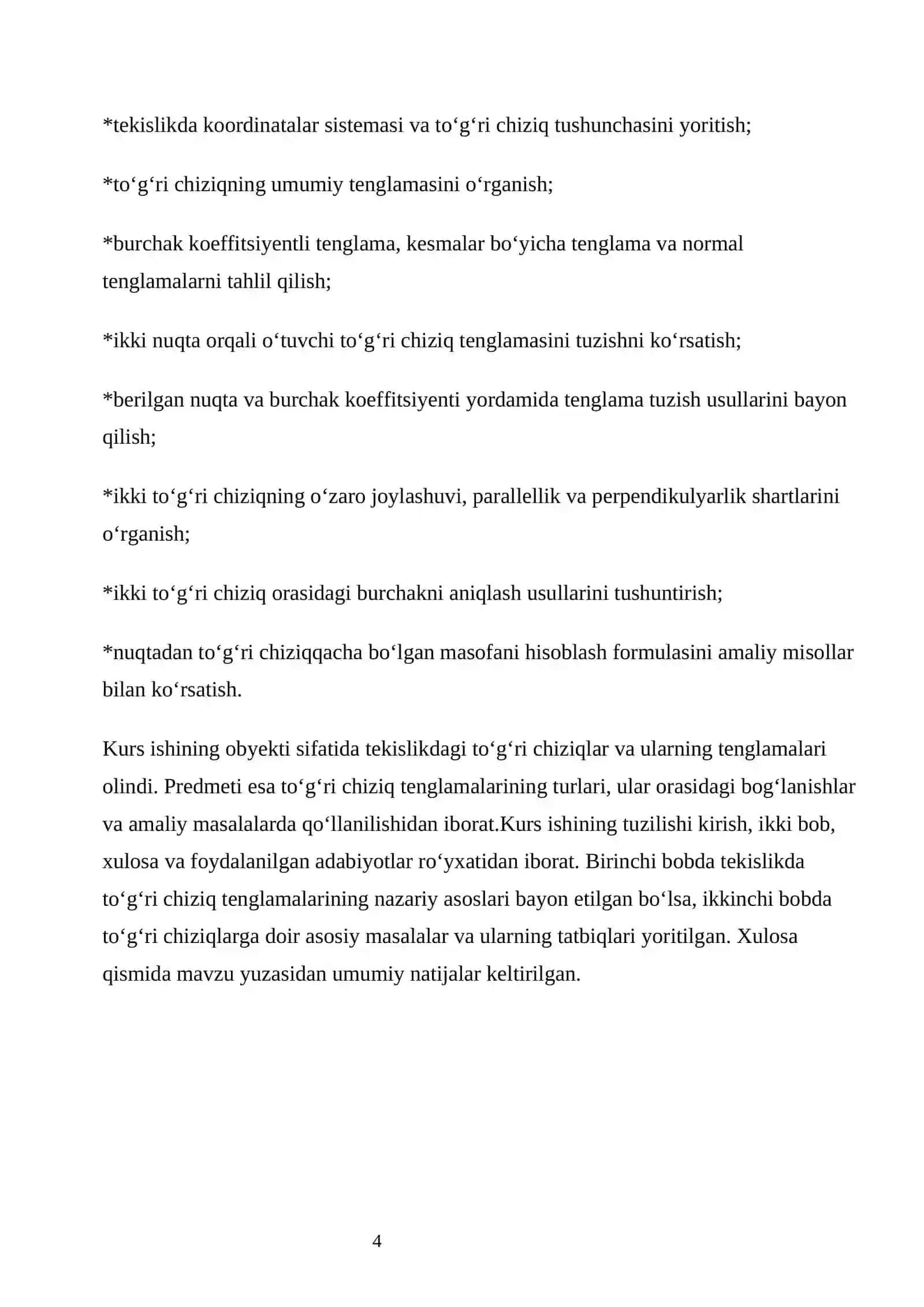 Tekislikda to'g'ri chiziq tenglamasi 4