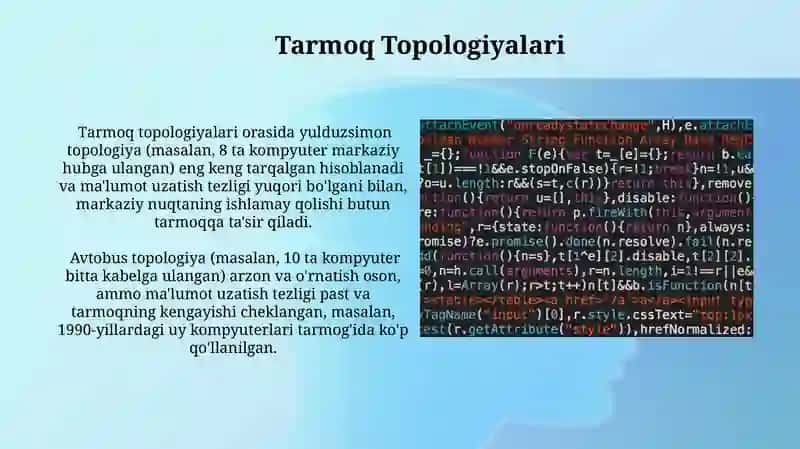 Kompyuter tarmoqlari va uning turlari 4