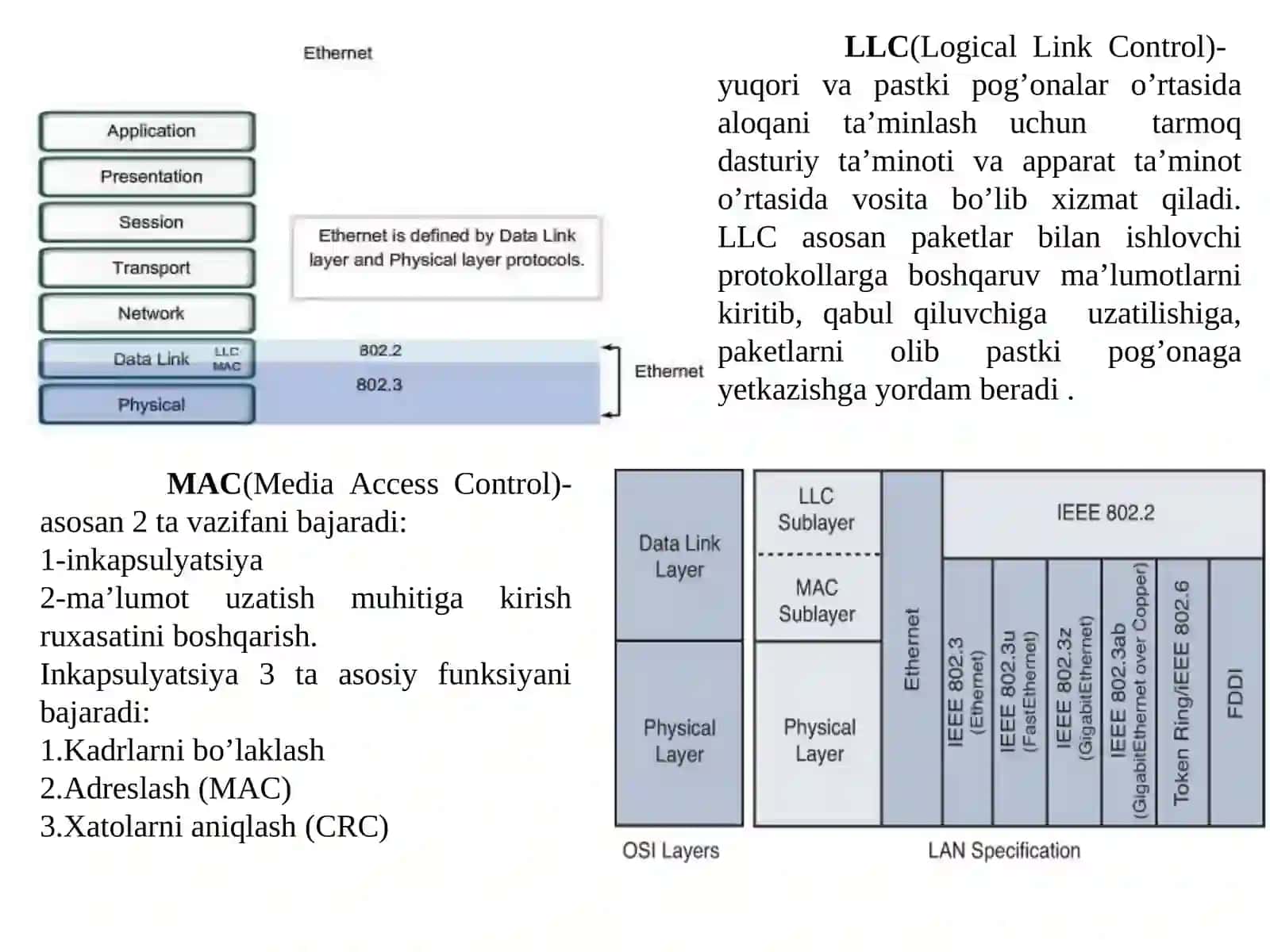 Канал поғонаси протоколлари (Ethernet, Виртуал локалтармоқлар-VLAN) 4
