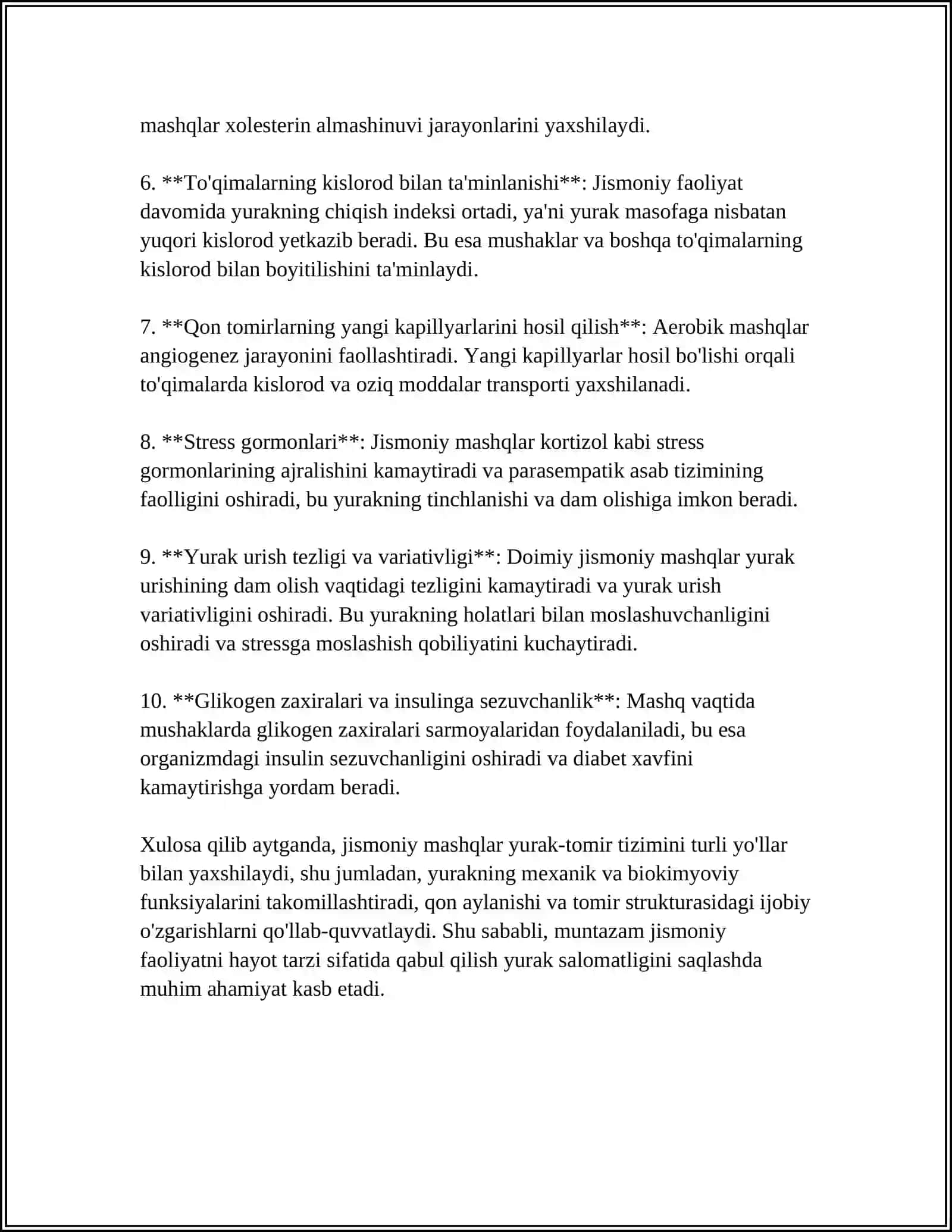 JISMONIY MASHQLARNING ODAM ORGANIZMIGA TA'SIRI 4