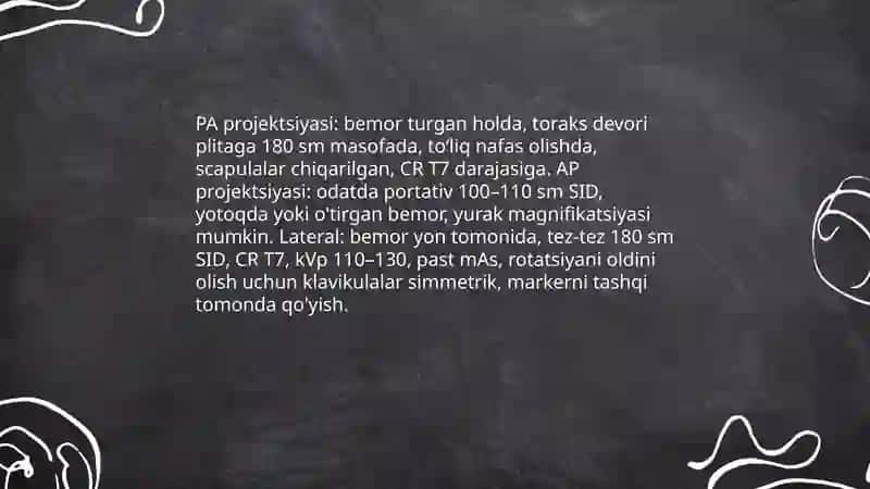 Ko‘krak qafasi rentgenogrammasining tahlili 4