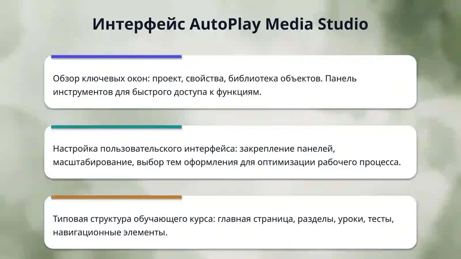Создание мультимедийных обучающих курсов 4
