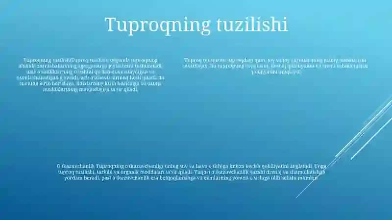 Tuproqning Mexanik Tarkibi 4
