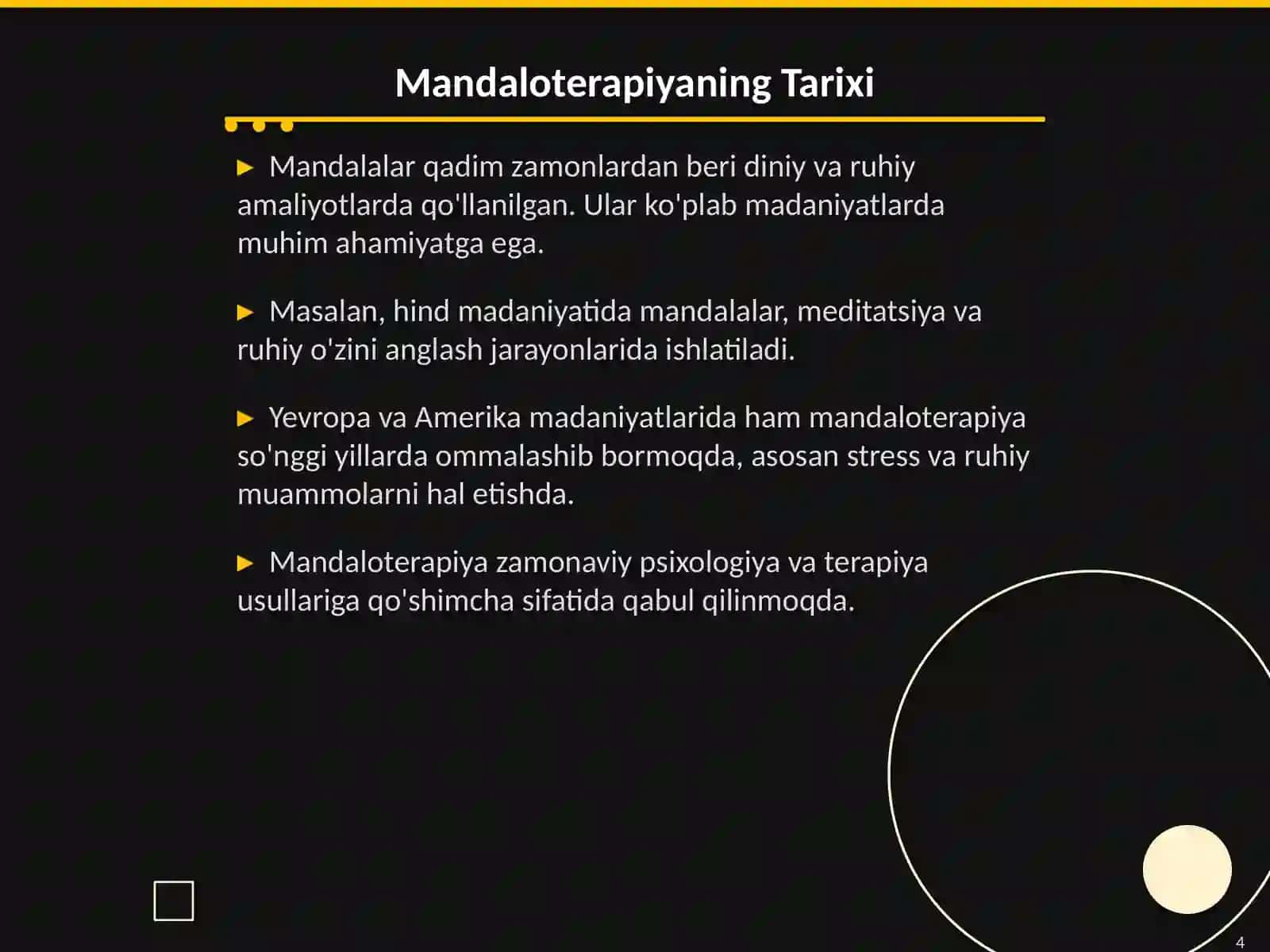 Mandaloterapiya: Mandaladan Foydalangan Holda Davolash 4