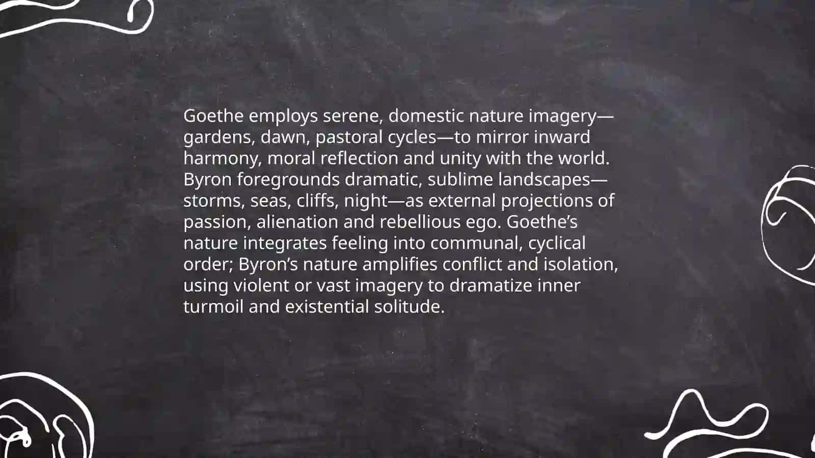 Analysis of a romantic poem: Goethe or Byron 4