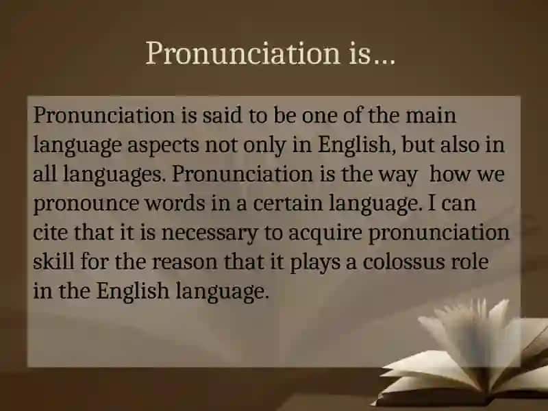 Teaching Pronunciation to ESL students 4