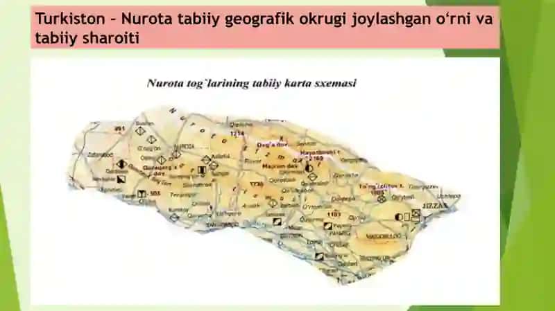 Taqdimot: Turkiston –Nurota tabiiy geografik okrugi 4
