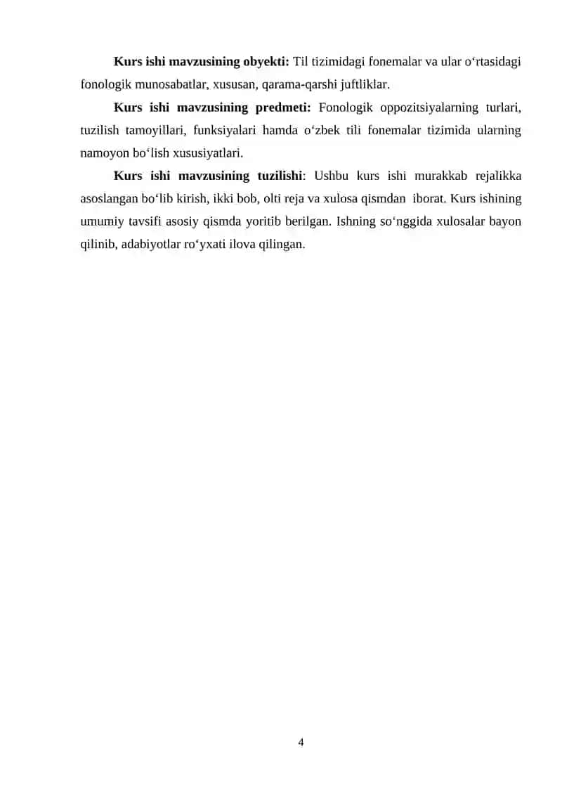 Fonologik oppozitsiyalar 4