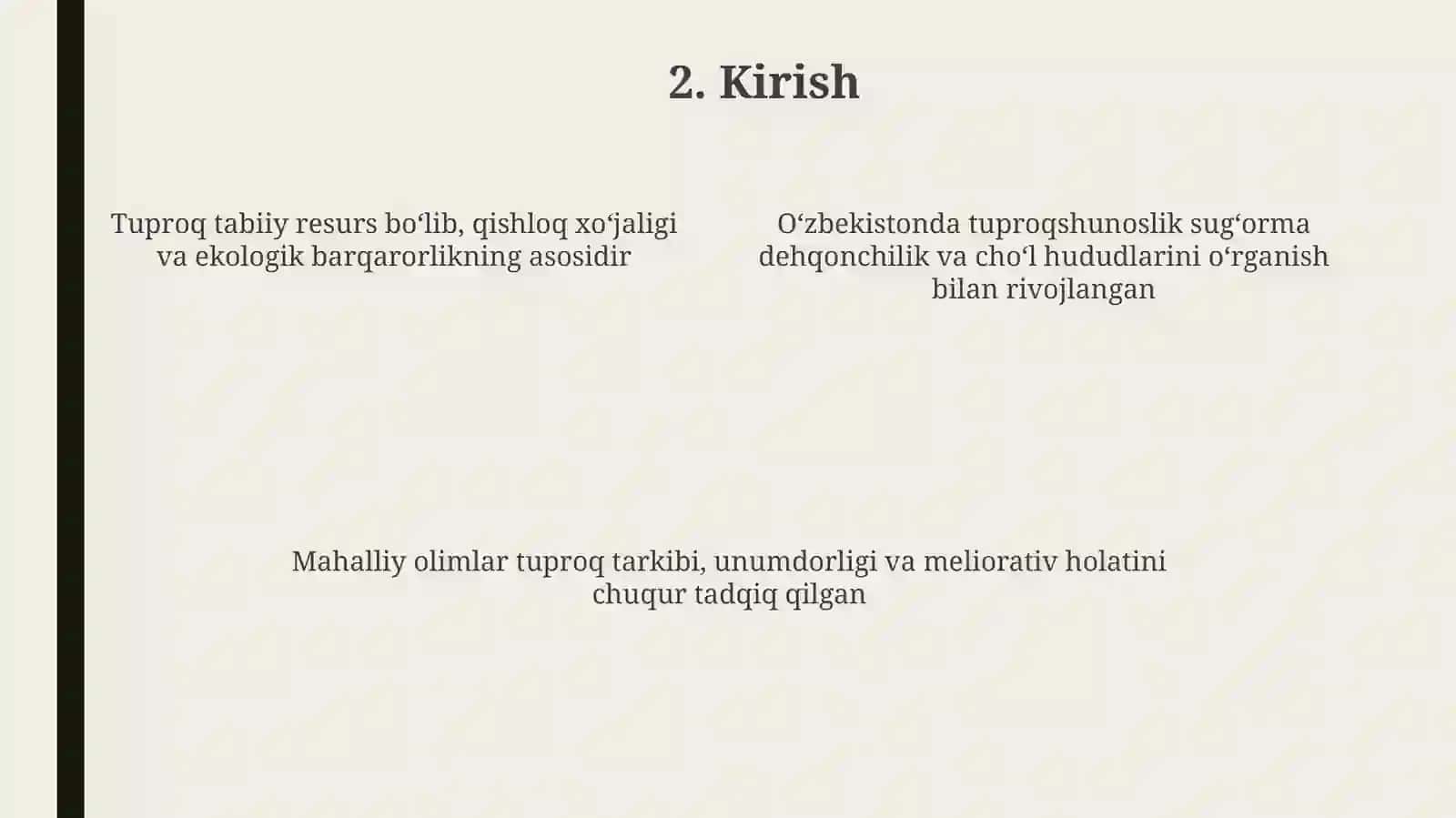 Tuproqlarnitadqiqetishdaoʻzbekolimlarininghissasi 4