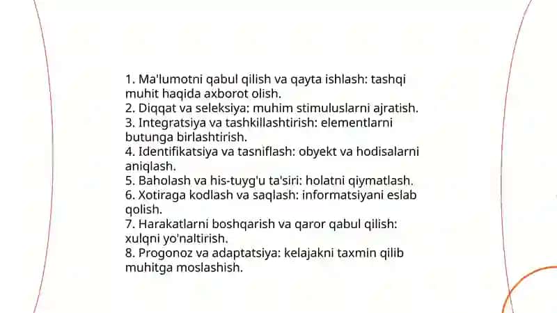 Idrok haqida tushuncha 4
