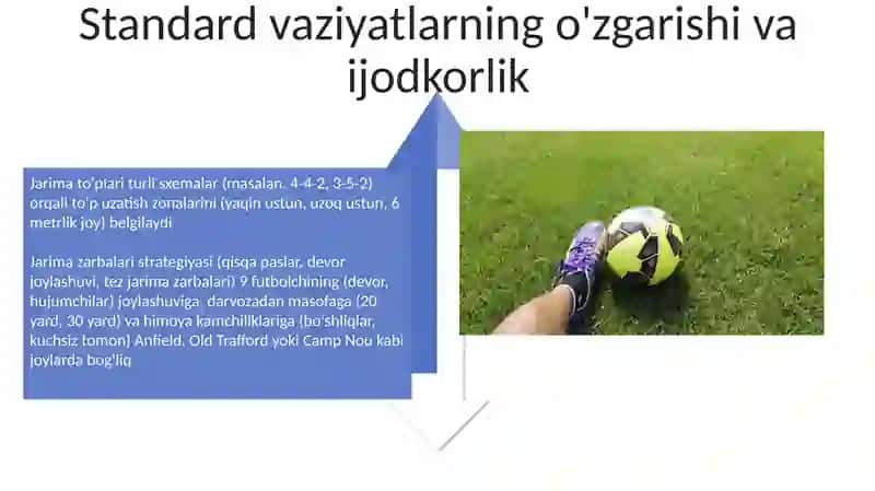 Fudbor oʻyinida erkin jarima va jarima toplar Mirzajonovich 4
