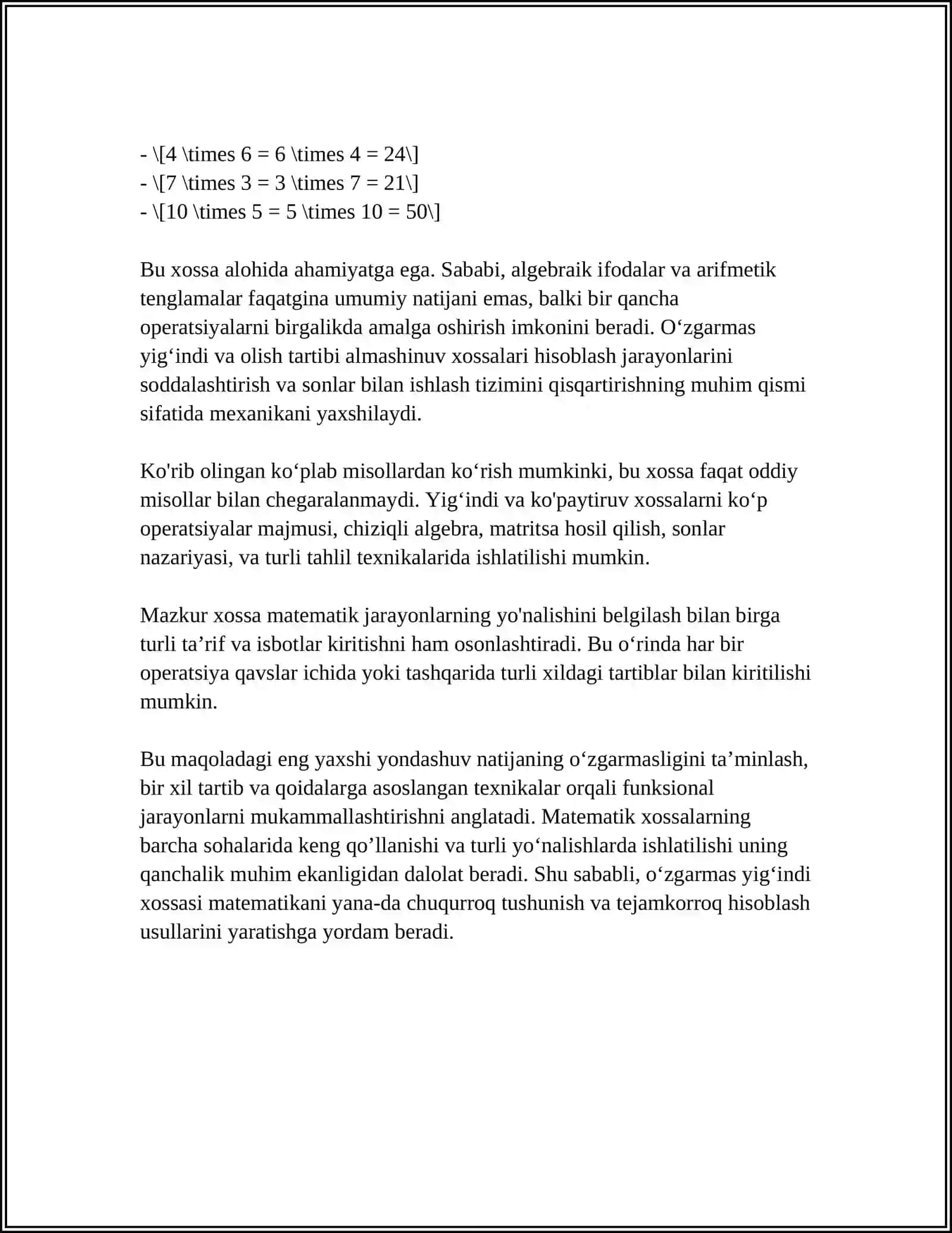 ANIQMAS INTEGRALNING XOSSALARI 4