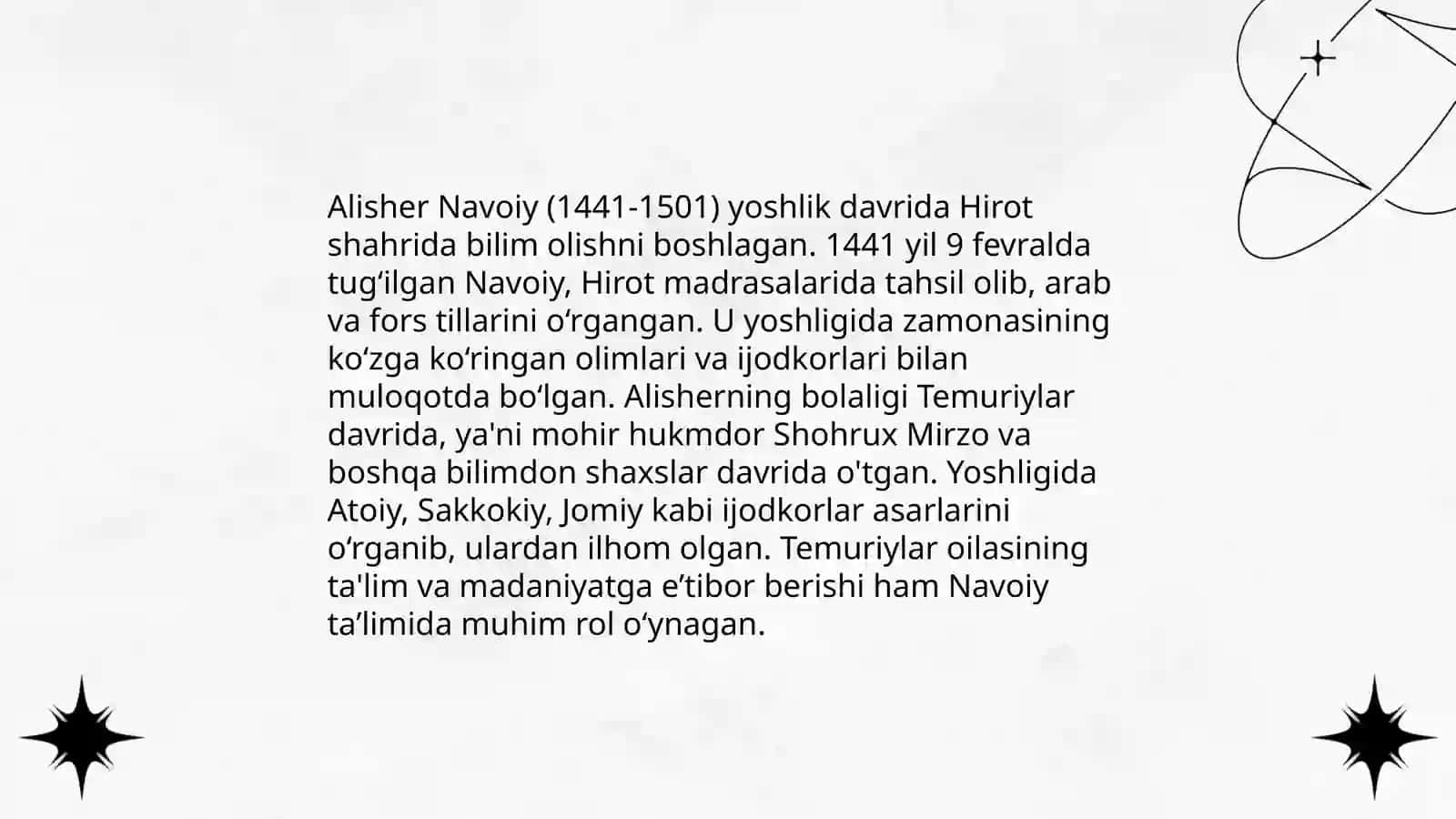 Alisher Navoiy xayoti va ijodi 4