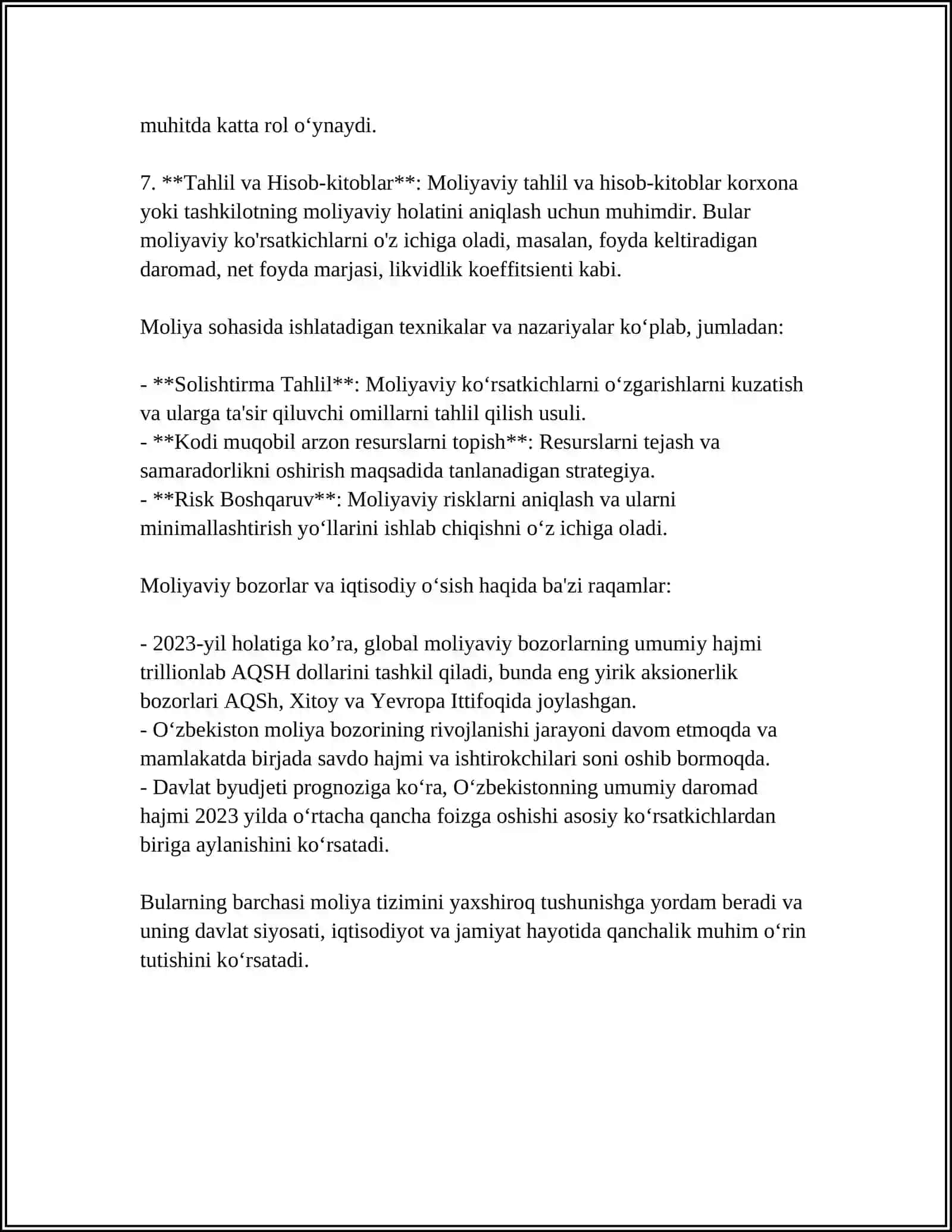 MOLIYANING FUNKSIYALARI 4