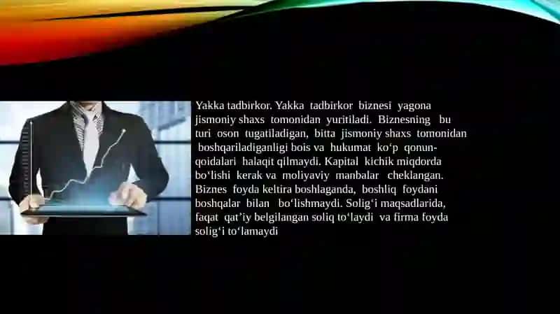 Biznes jarayonlari va ularni hisobga olish 4