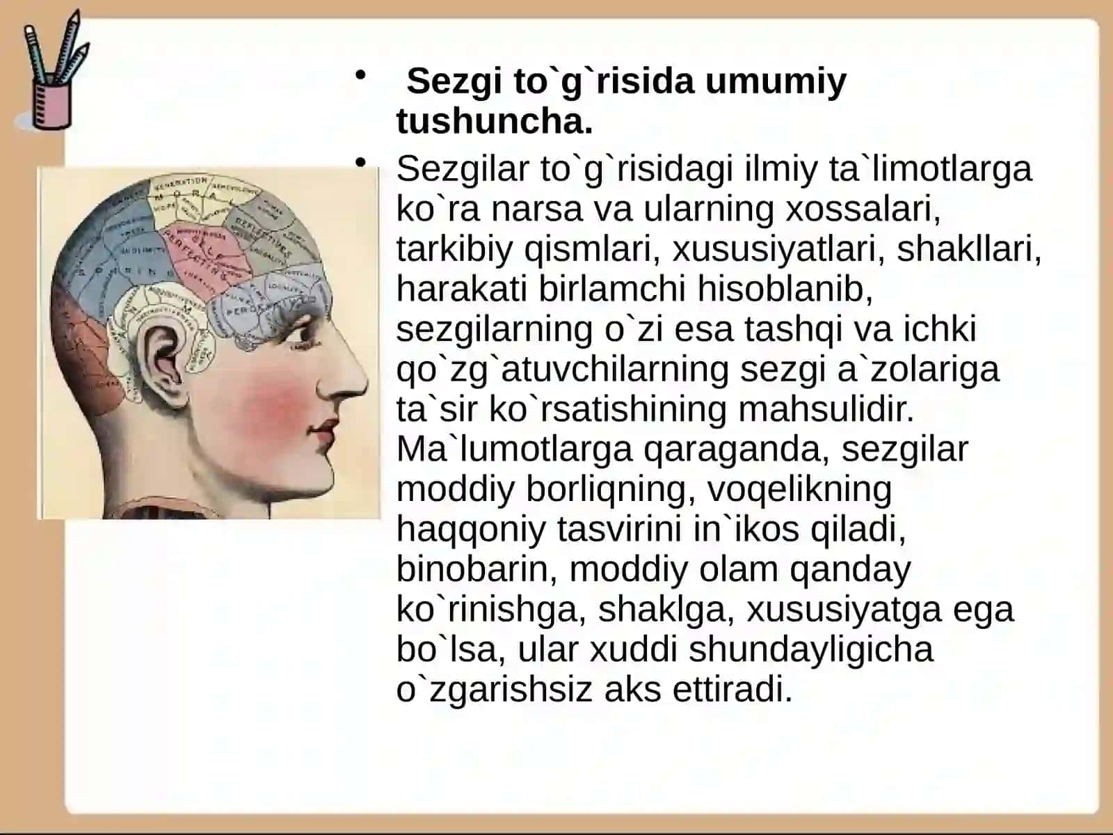 Sezgi to`g`risida umumiy tushuncha 4