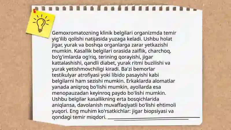 Gemoxromotoz kasaligi 4