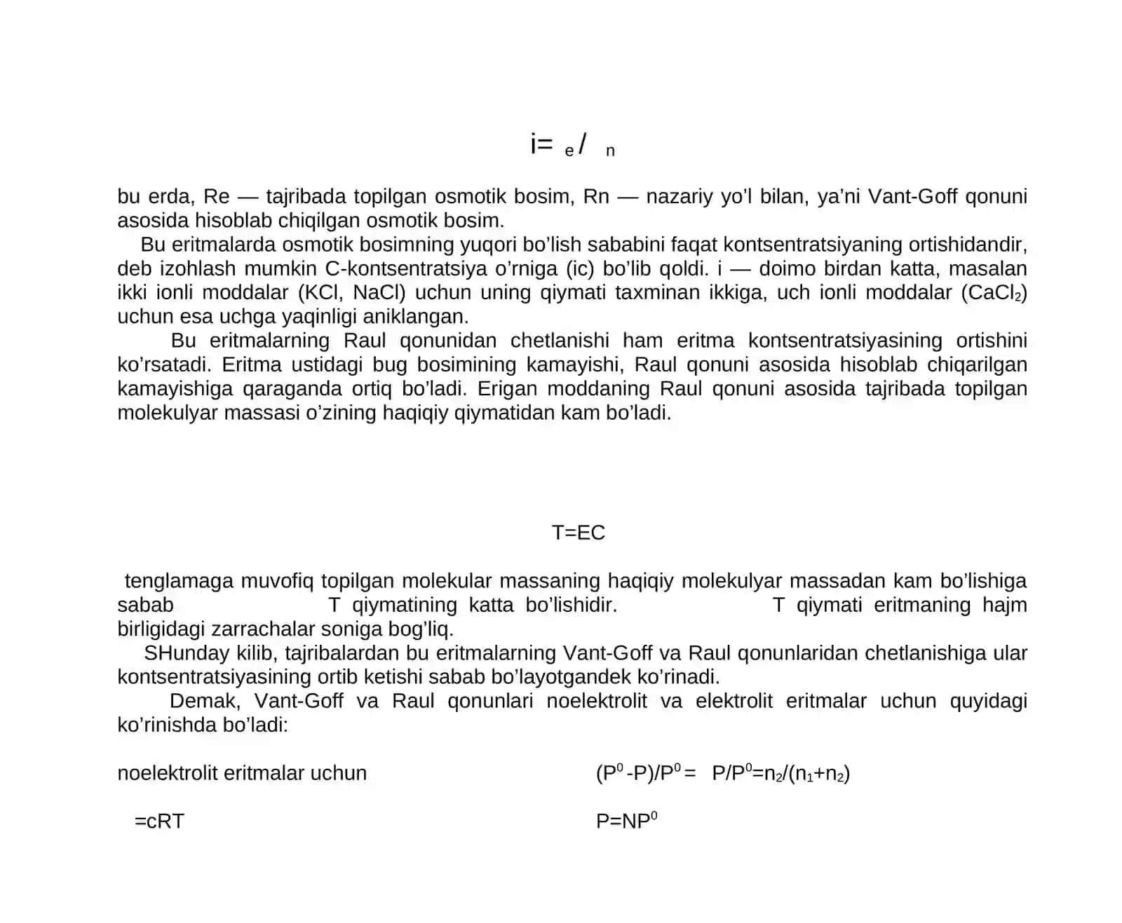 Elektralit eritmalar kuchli elektralitlar 4