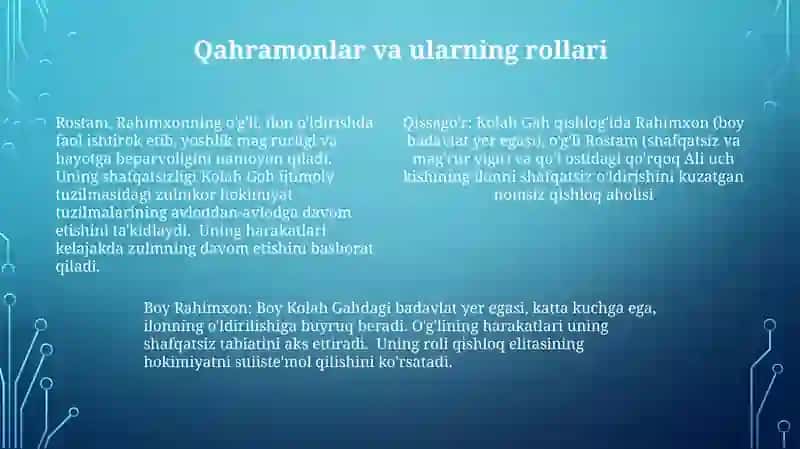 YasharKamolning "Ilonni o'ldirganlar" qissasi 4