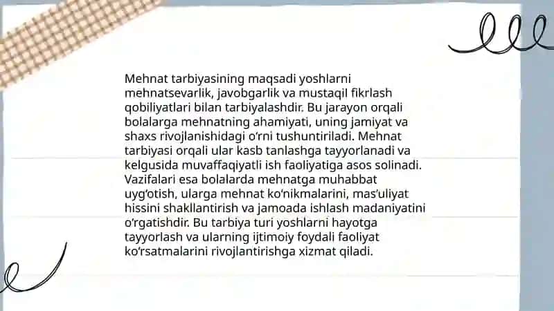 Mehnat tarbiyasi 4