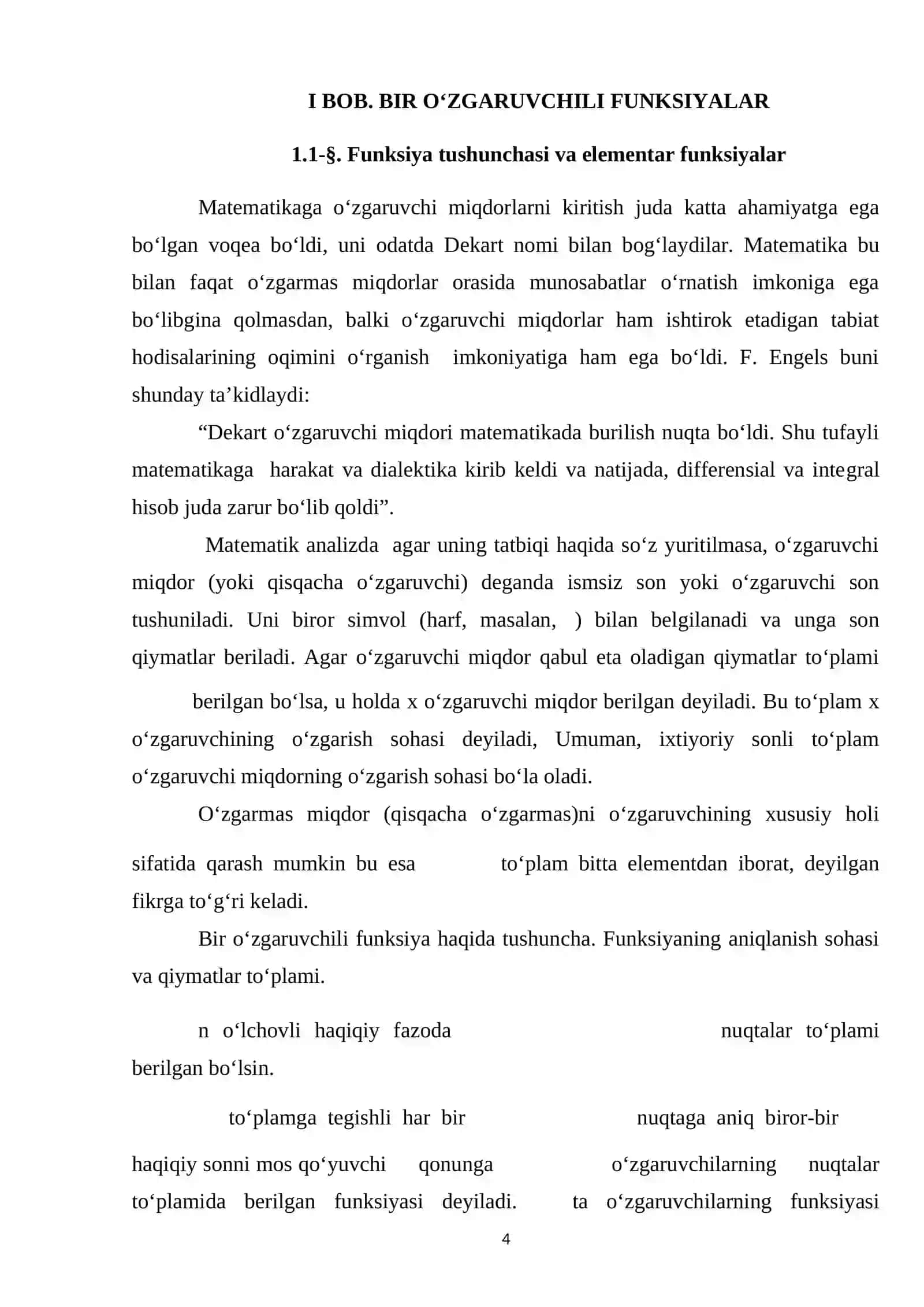 Bir o‘zgaruvchili funksiya hosilasi va differensiali 4