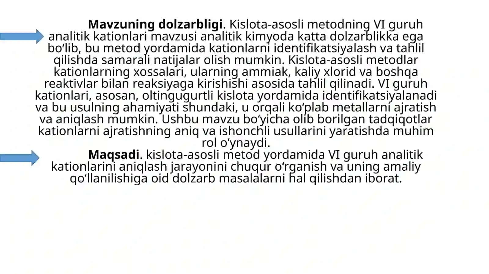FIZIK KIMYO FANIDAN KURS ISHITAQDIMOTI 4
