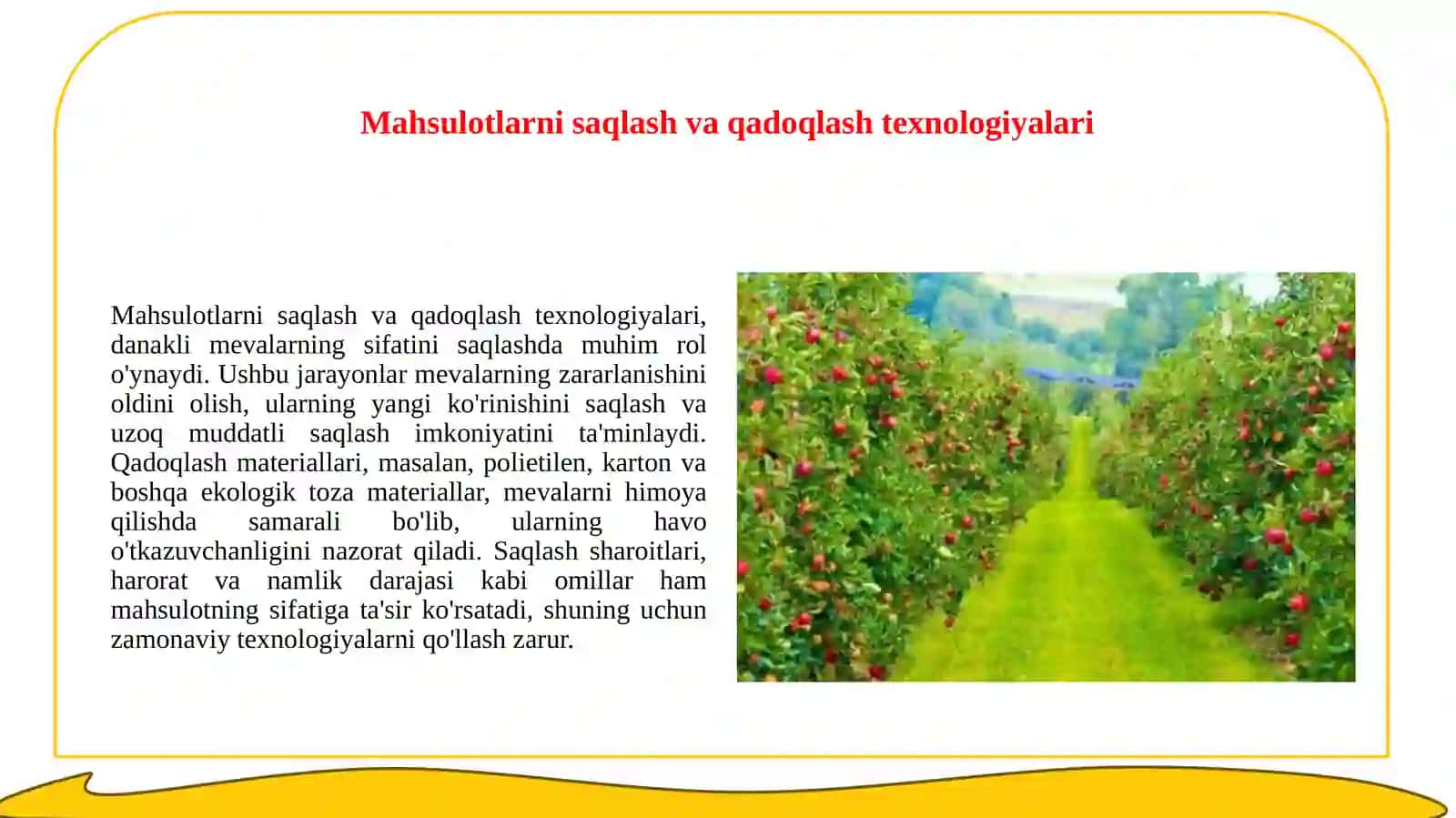 Danakli mevalarga ishlov berish texnologiyasi 4