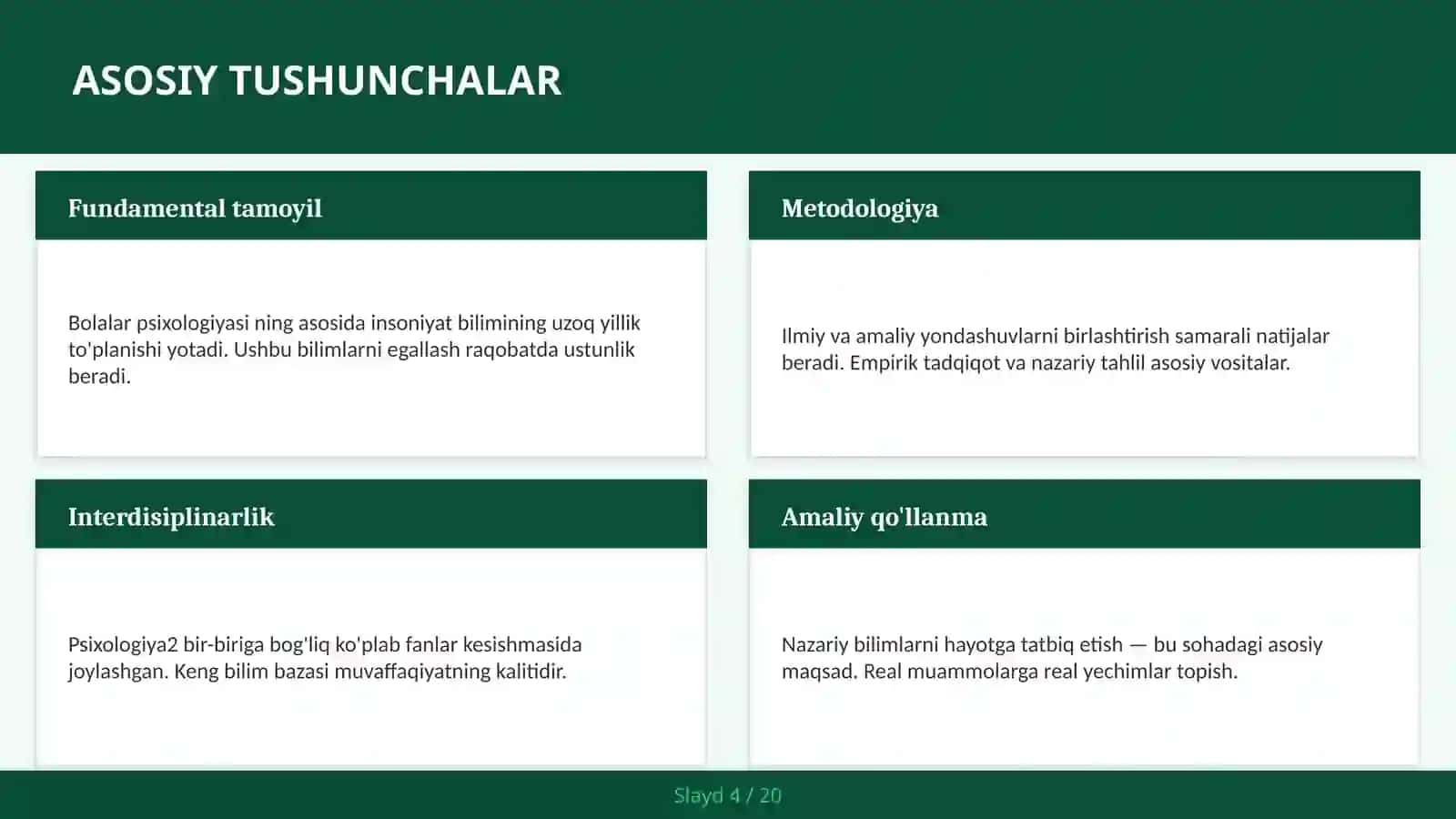 Bolalar psixologiyasi 4