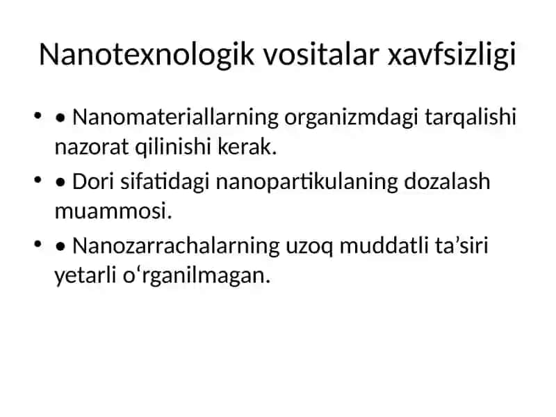 Nanomedisina va Nanoetika 4