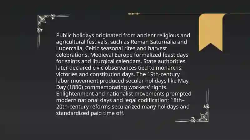 Public holidays 4