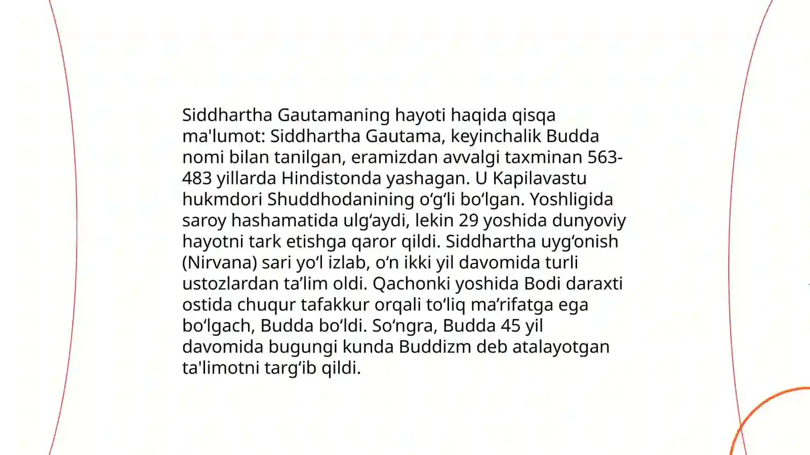 Buddizim dini tarixi va asosiy gʻoyalari 4