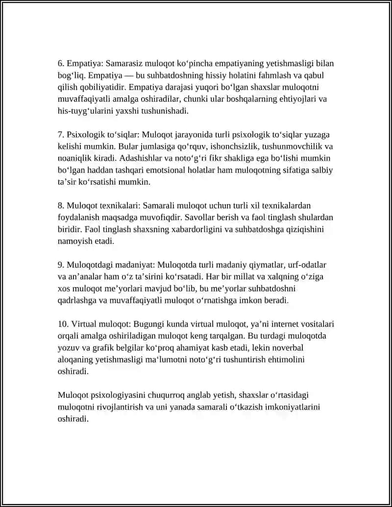 MULOQOT PISIHALOGIYASI 4