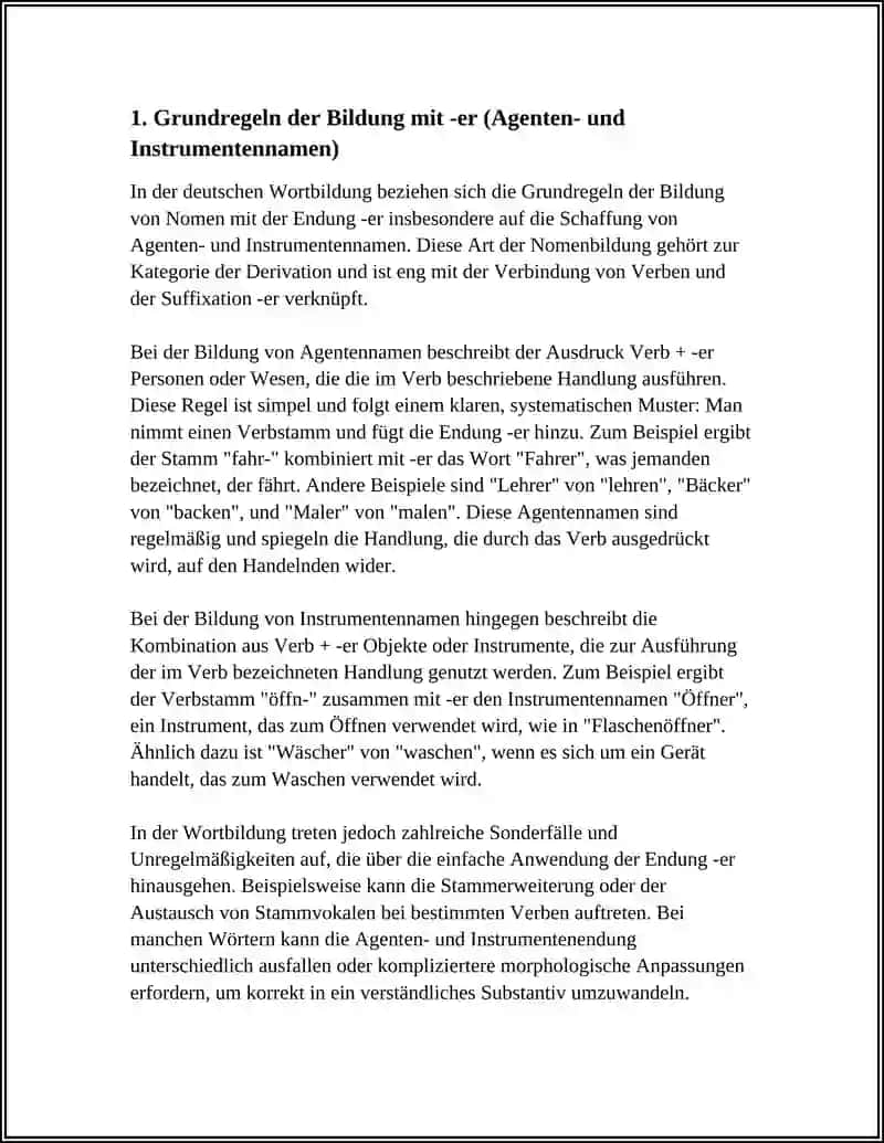 WORTBILDUNG NOMEN: VERB + -ER UND VERB + -UNG 4