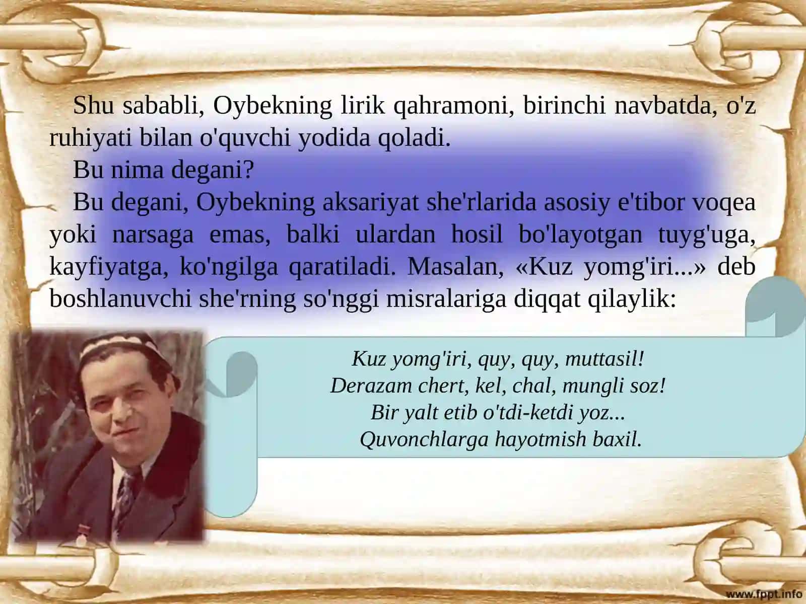 OYBEK (1905 - 1968) 4