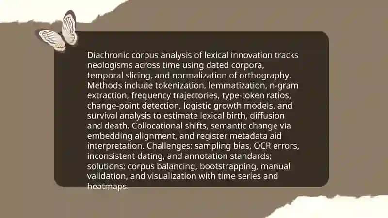 Study of Neologisms and Lexical Innovation 4